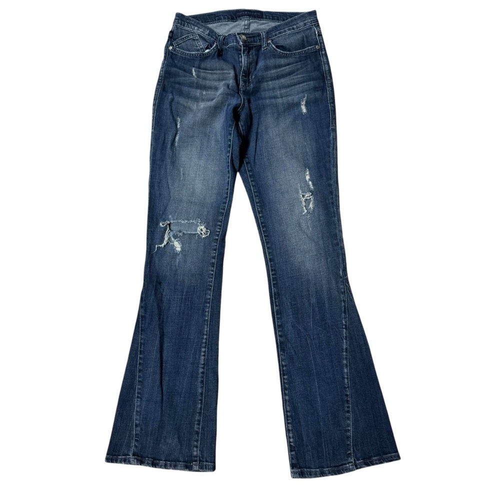 Rock & Republic womens flare distressed jeans size 10M
